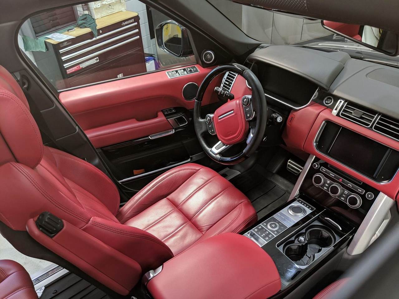 Conditioned leather seats